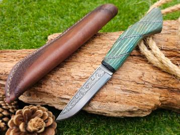Gravure Special Edition Bushcraft Puukko Scandi Knife mes beschikbaar voor biedingen