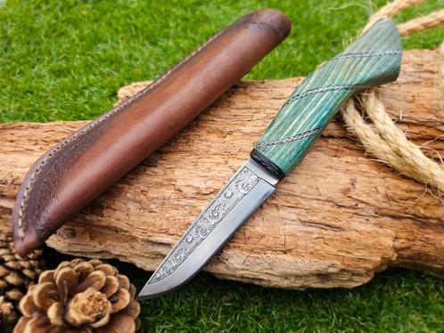 Gravure Special Edition Bushcraft Puukko Scandi Knife mes, Caravans en Kamperen, Kampeergereedschap, Nieuw, Ophalen of Verzenden
