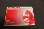 Honda VT1100C Shadow 1993 motorcycle owner's manual VT 1100, Motoren, Handleidingen en Instructieboekjes, Ophalen of Verzenden