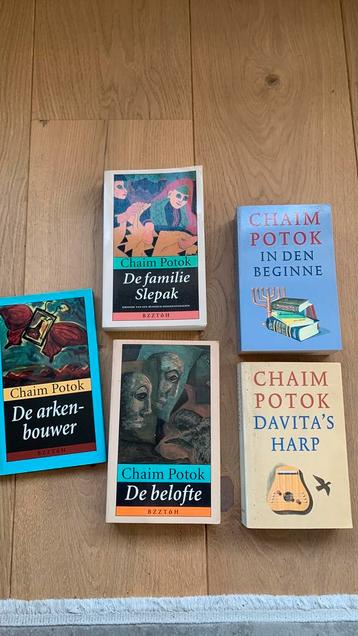 Chaim Potok - De arkenbouwer en nog 4 boeken beschikbaar voor biedingen
