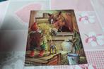Paarden Postkaart - Kabouter geeft Paard te Eten, Kerst, Zwe, Verzamelen, Verzenden, 1980 tot heden, Gelopen, Paard