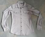 Nieuwe grijze Suedine damesblouse mt 38-40, Kleding | Heren, Overhemden, Ophalen of Verzenden, Nieuw, Grijs, Overige halswijdtes