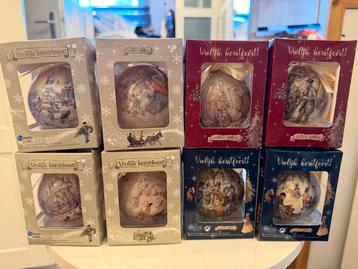 Anton Pieck Kerstballen - Set van 8 beschikbaar voor biedingen