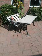 Gietijzer  tuinset, Tuin en Terras, Tuinsets en Loungesets, Ophalen, Zo goed als nieuw, Overige materialen, 2 zitplaatsen