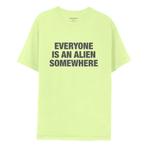 GEZOCHT: Coldplays “ everyone is an alien somewhere “ shirt, Verzenden, Zo goed als nieuw, Groen