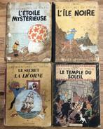 Tintin (Kuifje) 4 oude albums, Boeken, Gelezen, Ophalen of Verzenden, Meerdere stripboeken, Hergé
