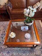 Notenhouten Tafel - 106x106x50cm, Huis en Inrichting, Tafels | Salontafels, Ophalen, Gebruikt, 100 tot 150 cm, 50 tot 75 cm