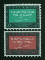Suriname serie 436-37-pf - Vluchtelingenzegels, Postzegels en Munten, Postzegels | Suriname, Ophalen of Verzenden, Postfris