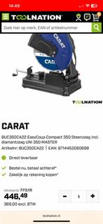 CARAT STEENZAAG ,nieuw !350 mm, Doe-het-zelf en Verbouw, Gereedschap | Zaagmachines, 70 mm of meer, Overige typen, Nieuw, Ophalen of Verzenden