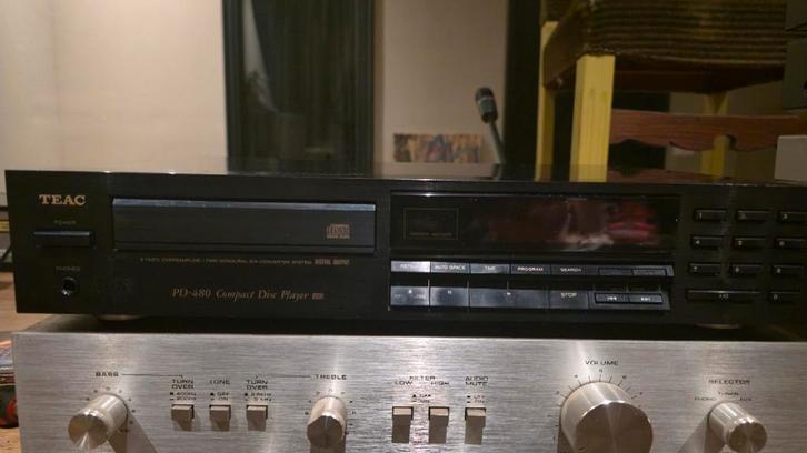TEAC PD-480 CD Speler - Vintage Hifi, Audio, Tv en Foto, Cd-spelers, Gebruikt, Overige merken, Ophalen of Verzenden