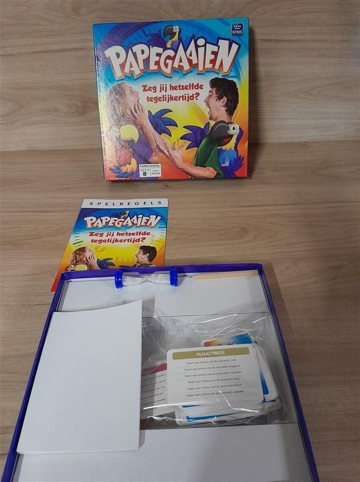 papegaaien - s1930, Hobby en Vrije tijd, Gezelschapsspellen | Bordspellen, Zo goed als nieuw, Ophalen of Verzenden
