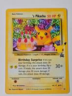 Verjaardag Pikachu - Zeldzame Pokémon kaart!, Hobby en Vrije tijd, Verzamelkaartspellen | Pokémon, Ophalen, Nieuw, Losse kaart