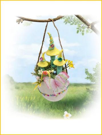 Kasteelbol Paasei DIY Fantasyatelier Knutselpakket Nieuw beschikbaar voor biedingen