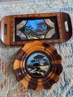 Oud schaaltje en dienblad, Huis en Inrichting, Woonaccessoires | Schalen en Manden, Ophalen of Verzenden, Rond