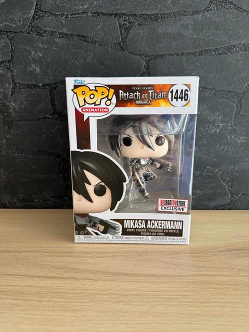 MIKASA ACKERMANN #1446 FUNKO POP! NEW! ANIME ATTACK ON TITAN, Verzamelen, Poppetjes en Figuurtjes, Nieuw, Ophalen of Verzenden