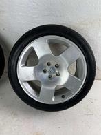 Originele Audi TT velgen 17" 5x100 zomer parabool monoblock, Auto-onderdelen, Banden en Velgen, Niet ingevuld, Gebruikt, Banden en Velgen