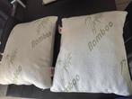 2 bamboo hoofdkussens, Ophalen, Zo goed als nieuw
