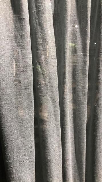 Groen Linnen Gordijn Dubbele Ploo beschikbaar voor biedingen