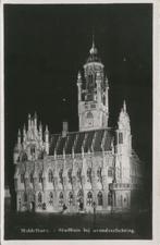 Middelburg Verlicht stadhuis 7, Verzenden, Ongelopen, Zeeland