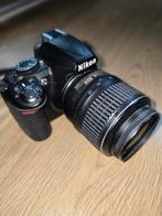 Nikon D3100 + AF-S DX NIKKOR 18-55 mm + opbergtas, Gebruikt, Ophalen of Verzenden, Nikon