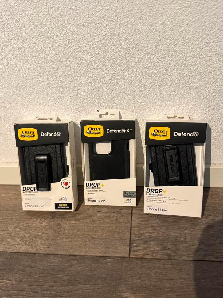 3x Otterbox Defender & Defender XT voor iPhone, Telecommunicatie, Mobiele telefoons | Hoesjes en Frontjes | Apple iPhone, Zo goed als nieuw