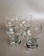 Vintage , jaren '70, set van 4 glazen van Gulf, Ophalen of Verzenden, Gebruikt, Overige typen