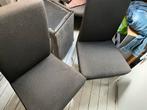 2 Ikea Henriksdal Stoelen - Grijs, Huis en Inrichting, Stoelen, Gebruikt, Twee, Ophalen of Verzenden, Stof