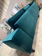 ZGAN Hotel Chique Velvet U-Bank - Petrol Groen - 389cm, Huis en Inrichting, Banken | Bankstellen, Ophalen, -, -, Hoekbank