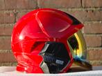 Brandweerhelm brandweer MSA F1xF maat M, Ophalen of Verzenden, Landmacht, Nederland, Embleem of Badge
