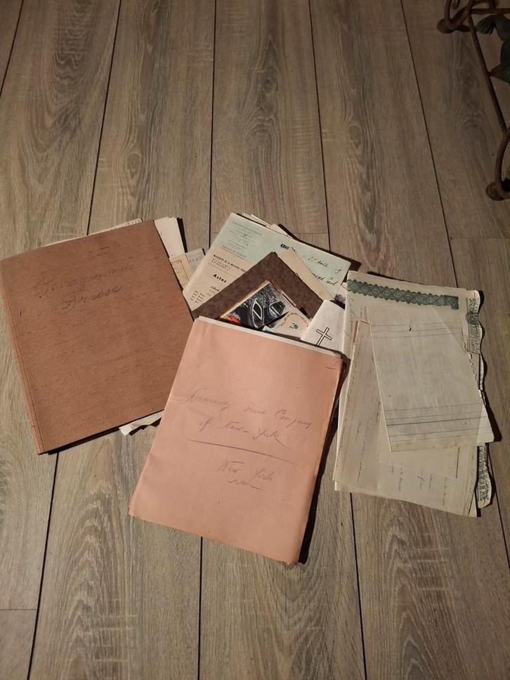 Oude Franse documenten, foto's. Obligaties (2), Antiek en Kunst, Curiosa en Brocante, Ophalen of Verzenden