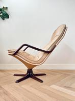 vintage fauteuil Berg Ottoman design jaren 50/60, Huis en Inrichting, Fauteuils, Ophalen, 75 tot 100 cm, Gebruikt, Vintage design