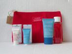 Clarins verzorgingsset in toilettas (set 3), Ophalen of Verzenden, Nieuw, Gehele gezicht