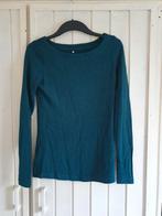 Petrol groen blauwe trui glitter Hema maat 36 s, Ophalen of Verzenden, Zo goed als nieuw, Maat 36 (S), Groen