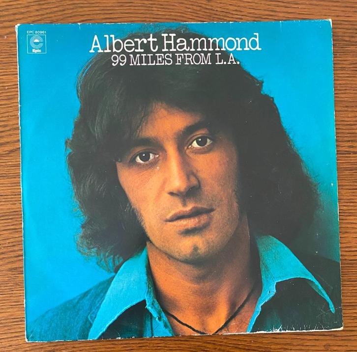 LP Albert Hammonds 99 Miles From L.A 1975, Cd's en Dvd's, Vinyl | Pop, Zo goed als nieuw, 1960 tot 1980, 12 inch, Ophalen of Verzenden