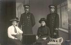 Nieuwe Schans ? = Vlagtwedde - 5 Fotokaarten postbode, Verzamelen, Ansichtkaarten | Nederland, Ophalen of Verzenden, Voor 1920