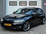BMW 1-serie 118i Executive 136 PK 3X M-SPORT SCHUIFDAK/CAMER, Auto's, Gebruikt, Alcantara, Zwart, Origineel Nederlands