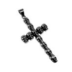 Kruishanger Heren - RVS - Kruis Hanger met Schedel Details, Overige materialen, Birgitta-Gracht 33, 6465 EL Kerkrade, Nederland