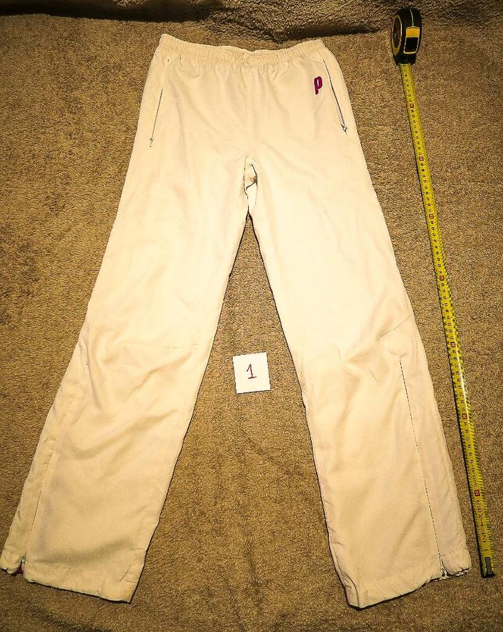 Drie broeken Prince lange tennis broek maat 128, 140 en 152., Sport en Fitness, Tennis, Zo goed als nieuw, Kleding, Prince, Verzenden