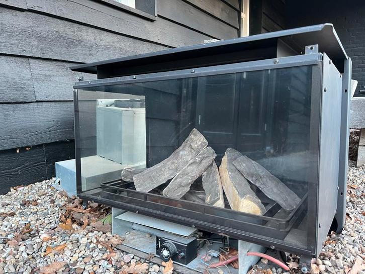 Helex Inbouw Gaskachel - 68x40x43cm, Huis en Inrichting, Haarden, Gebruikt, Gashaard, Ophalen