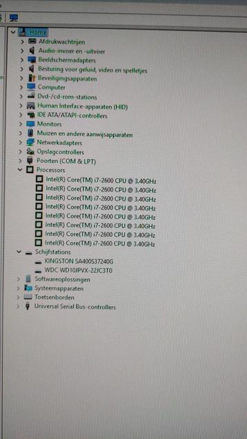  HP Compag Elite 8300 i7 16Gb Win11 Pro op Kingston SSD beschikbaar voor biedingen