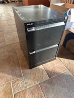 (Vandaag ophalen) Metalen Bisley ladekast met 2 lades, Huis en Inrichting, Ophalen, Minder dan 50 cm, Gebruikt, Minder dan 100 cm