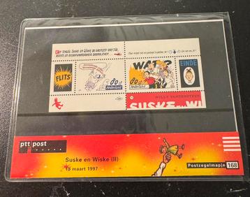 Ptt Post postzegel mapje 168 suske en wiske (2) strips beschikbaar voor biedingen