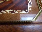 Vintage dienblad met Sorrento marqueterie, Antiek en Kunst, Ophalen of Verzenden
