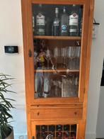 Hele mooie teak houten wijnkast, Huis en Inrichting, Ophalen, Gebruikt, 25 flessen of meer, 75 cm of meer