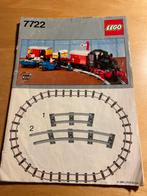 12V / 4,5V Rails Trein Instructieboekje 7722 (12 Volt), Ophalen of Verzenden, Gebruikt, Complete set, Lego