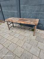 01 Indonesië Tafel van hardhout
Inklapbaar 170x55x70, Ophalen