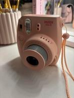 Instax Mini 8 Roze met Hoes en Foto Kaartjes, Ophalen of Verzenden, Gebruikt, Polaroid, Fuji
