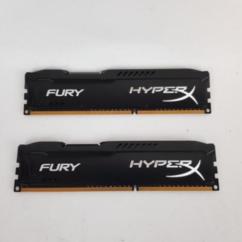 Kingston HyperX FURY 8GB DDR3 1600MHz (2 x 4 GB) || Nu €14.9, Computers en Software, RAM geheugen, Zo goed als nieuw, Desktop