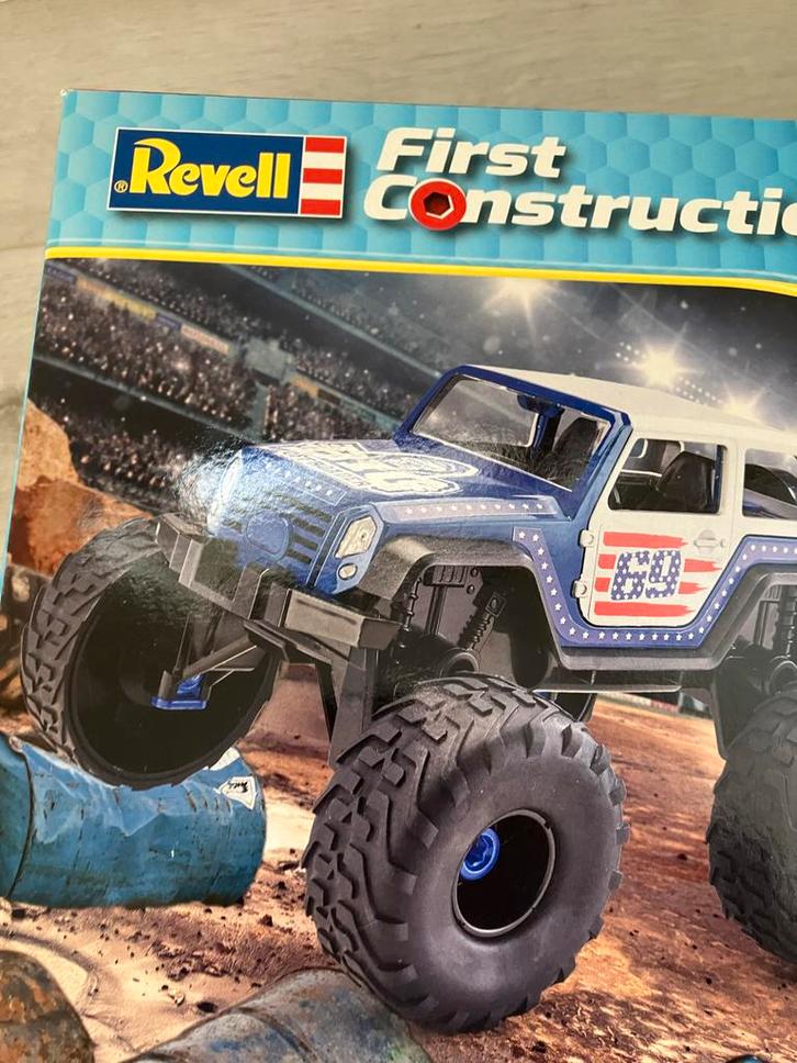 Revell First Construction Monster Truck - Nieuw, Kinderen en Baby's, Speelgoed | Bouwstenen, Nieuw, Overige merken, Ophalen of Verzenden