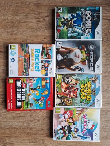 Wii Games- Mario en Racket zijn verkocht!! beschikbaar voor biedingen